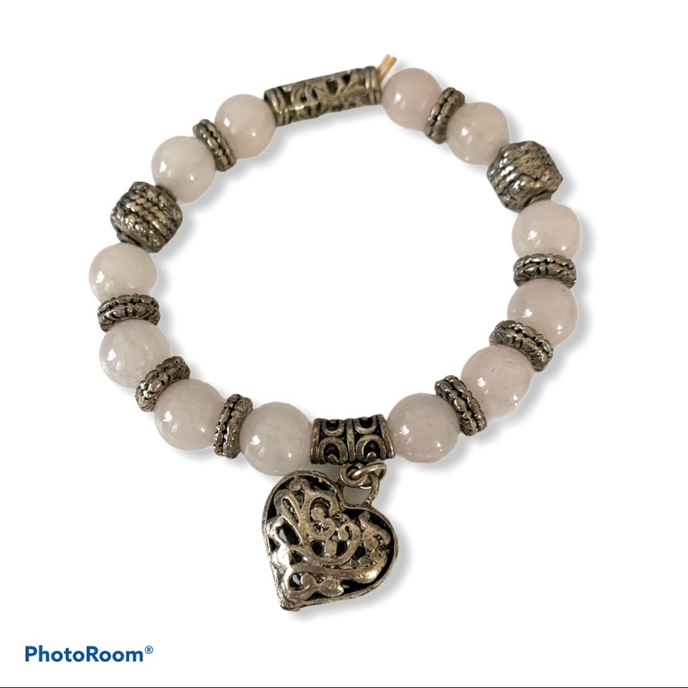 Lucky stone beaded bracelet